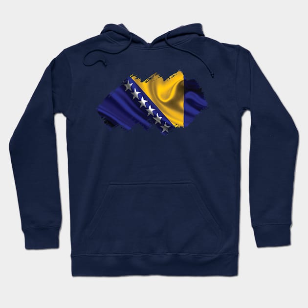 Flag of Bosnia and Herzegovina Hoodie by Teemperor